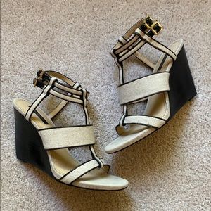 Rachel Zoe Wedge Sandals, Size 7.5
